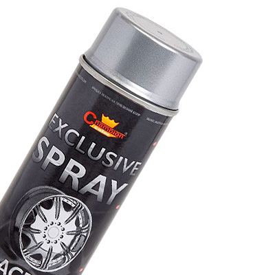 Exclusive Spray 500ml - Acrylic lacquer of high quality with metallic effect for rims, hubcaps and other objects