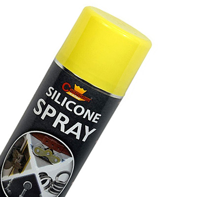 Silicone Spray - Uniwersalny środek smarujący na bazie olejów silikonowych.